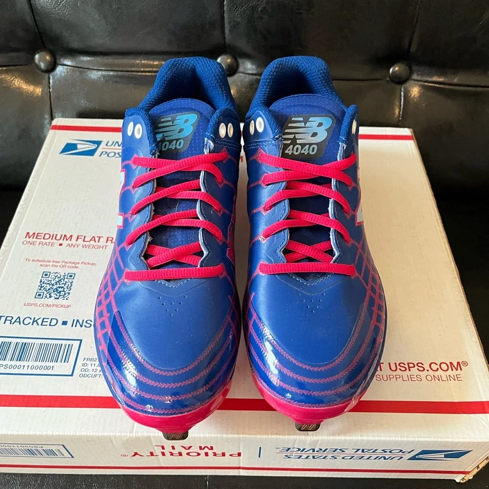 New Balance x Big League Chew Low ‘Blue Raspberry’ Baseball/Softball Cleats NWOT